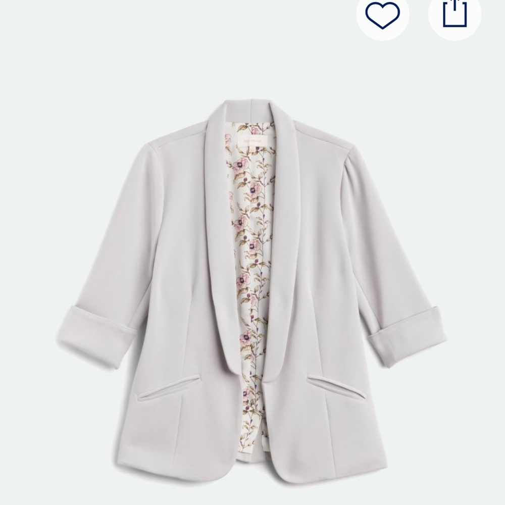 Hannah Women's Light Gray Blazer